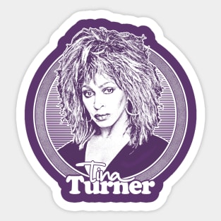 Tina Turner ///// 80s Style Retro Fan Art Design Sticker